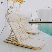 Load image into Gallery viewer, Giana Folding Rattan Beach Chair (PRE-ORDER)
