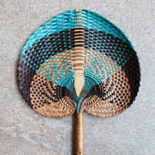 Load image into Gallery viewer, Daun Natural Boho Decorative Fan
