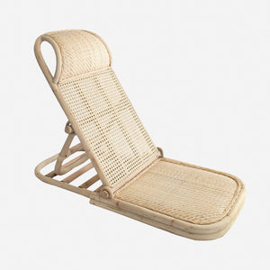 Giana Folding Rattan Beach Chair (PRE-ORDER)