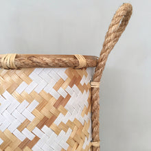 Load image into Gallery viewer, Blanca Handwoven Basket
