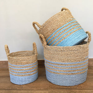 Set of 3 Mallow Handwoven Basket