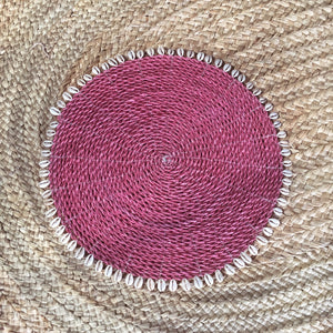 Cowrie Shell Natural Round Placemats